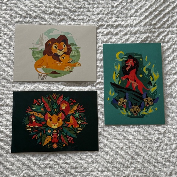 Other - Lion King Art Print Set - Multicolor